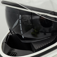 Casque modulaire à double visière avec logo personnalisé européen Matériau ABS Équipement de moto intégral État neuf avec fermeture à dégagement rapide