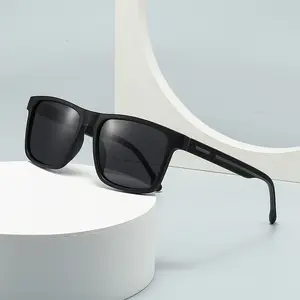 Moda polarizada marca de lujo gafas de sol de plástico personalizadas lentes polarizadas hombres gafas de sol de ciclismo al aire libre 2024