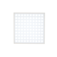 Vente en gros encastré Ultra mince bureau hôpital hôtel carré encastré 96W 120W 160W intérieur Commercial LED Grille panneaux lumineux