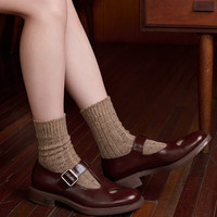 Haute qualité femmes hiver chaud cachemire robe chaussettes personnalisé couleur unie court épais doux confortable pour un usage quotidien