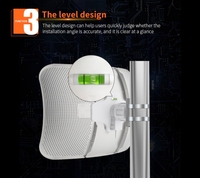 Largo alcance 20KM 900Mbps al aire libre WiFi CPE 5,8 GHz Punto de Acceso de puente inalámbrico 26dBi antena LAN RJ45 puente Wifi