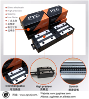 Ensembles de guides linéaires Hgh20Ca, rails de guidage profilés Hgr20, guides linéaires pour machines CNC