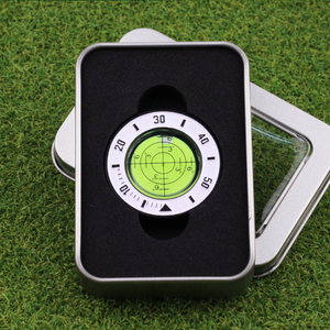 Niveau à bulle en métal pour green de golf avec logo personnalisé, aide au putting, outil d'entraînement de golf, cadeau de tournoi, vente en gros OEM, fabricant - Product Image 4