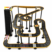 Kit de course de billes haute vitesse avec piste de simulation de voiture, billard, flipper, perles roulantes, montagnes russes, rallye, course de combat et labyrinthe