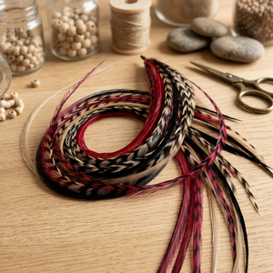 Kit d'extensions capillaires Grizzy 28 pouces, double trame machine, vraies boucles françaises, courtes/méga longues, 16 mèches au choix, DIY, micro-boucles, pointe en V, effet naturel - Product Image 3