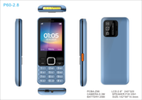 Teléfono OEM P75A 4G Teléfono resistente EE. UU./RU Versión 32 + 32MB 1800mAh Batería 2,8 Teléfono móvil de 3,0 pulgadas Teléfono con funciones resistentes