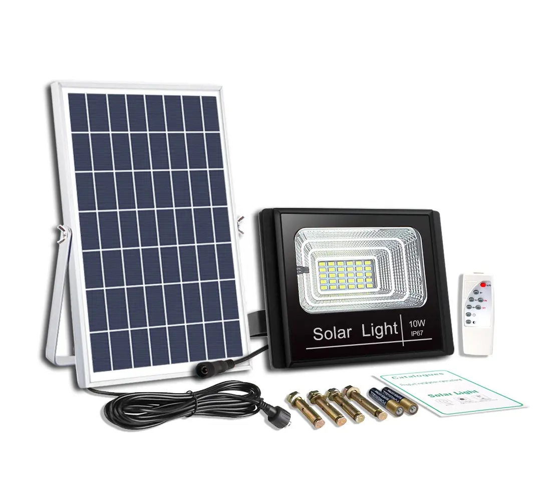 Solar IP65 Batterij Schijnwerper 10w 25watt 40w 60w 100w 200w 300w Led Flood licht