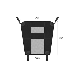 Barrera para perros, sala de conducción segura para coche, cercado de malla ajustable para Gogs con dos ventanas de malla, adecuado para SUV, sedán, Red de valla para perros - Product Image 2