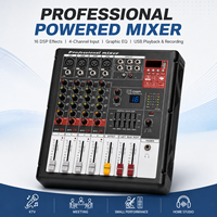 Console de mixage audio professionnelle en métal 4 canaux AOFO MX-403 avec 16 effets DSP et interface USB