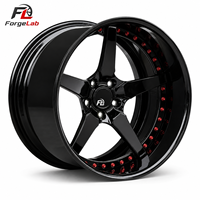 Jantes de course forgées en deux parties ForgeLab 5x114.3 5x120 5x112 4x100 5x114.3 à déport profond en alliage forgé sur mesure pour BMW Audi
