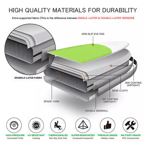 Ván chèo đứng SUP đua bằng sợi carbon OEM, chất liệu EPS, dài <span class=keywords><strong>14</strong></span> feet, tốc độ cao, dành cho lướt sóng trên biển lặng, ván cứng - Product Image 6