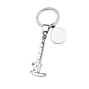 Portachiavi in lega e zinco calibro calibro alla moda Logo personalizzabile UV stampato portachiavi con moschettone per uso auto e chiave - Product Image 2
