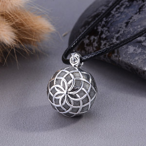 Bola <span class=keywords><strong>de</strong></span> Melodía del <span class=keywords><strong>Embarazo</strong></span> Harmony Ball, Campanilla <span class=keywords><strong>de</strong></span> Ángel, Colgante Mexicano, Collar con Colgante <span class=keywords><strong>de</strong></span> Bola - Product Image 2