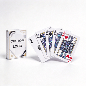 Cartas de Póker Personalizadas con Logotipo, PVC Impermeable, Papel de 300gsm, Calidad Casino, Fabricante OEM ODM, Impresión de Caja, Venta al Por Mayor - Product Image 4
