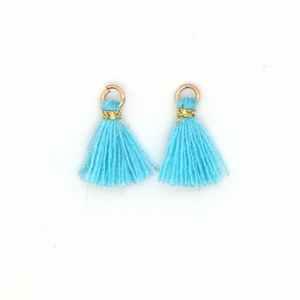 Trong Kho 1Cm Mini Màu Rắn Nhỏ Bông Chủ Đề Tua Mặt Dây Chuyền Tự Làm Nhỏ Tua Rìa Phụ Kiện Bán Buôn - Product Image 5