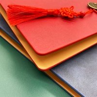 Agenda 2026 Estilo Chino, Diario de Cuero PU, Hojas Sueltas, Cuaderno con Nudo Chino