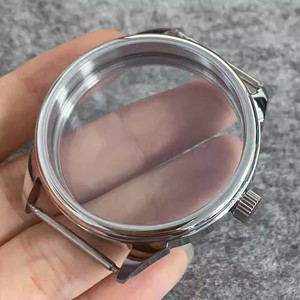 Boîtier de montre transparent poli de 42MM avec pattes de grenouille adapté à l'assemblage du <span class=keywords><strong>mouvement</strong></span> ETA6497 Seagull ST36 - Product Image 5