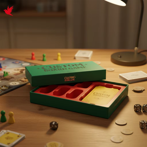 Fabricant de miniatures personnalisées pour jeux de société, vente en gros, impression personnalisée, boîte, jeux de société en papier pour la <span class=keywords><strong>famille</strong></span>, les adultes et les enfants, jeu de société Ludo - Product Image 1