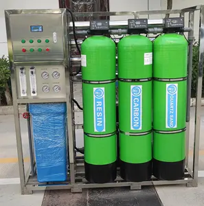 Una ósmosis inversa 500L/hora filtro purificador de agua sistema de osmosis inversa comercial 500L/hora de tratamiento de agua 4T 6T