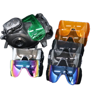 <span class=keywords><strong>Masque</strong></span> facial tactique intégral avec lentille épaissie, <span class=keywords><strong>masque</strong></span> à <span class=keywords><strong>gaz</strong></span> multifonctionnel, lentilles de sport d'extérieur tendance en polyester - Product Image 1