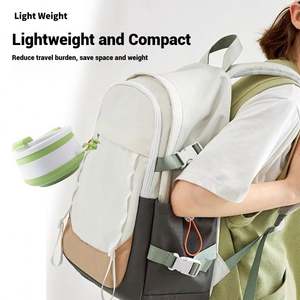 Botella de Agua Plegable, Taza de Silicona Ligera, Taza de Café Portátil con Tapa - Product Image 4