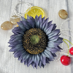 Flores artificiales Longyu Craft, cabezas de girasol grandes de seda, accesorios de decoración para bodas, para el hogar y fondos de eventos. - Product Image 4