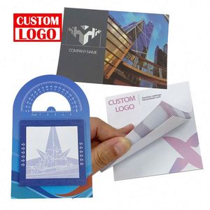 Blocs de Notas Cuadrados Impresos Personalizados al por Mayor, Notas Adhesivas Plegables en 3 Partes, Notas Adhesivas de Bolsillo - Product Image 1