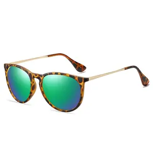 Wholesale Custom Cheap Polarized Retro Round Sunglasses Vintage Luxury Sunglasses