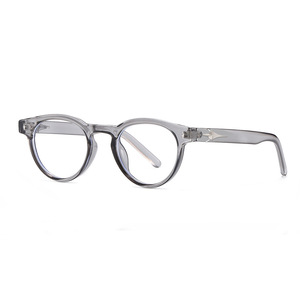 แว่นตาป้องกันแสงสีฟ้าทรงกลมสีดำแบบเต็มกรอบสำหรับทุกเพศเลนส์พีซีป้องกันสำหรับการใช้งานคอมพิวเตอร์พร้อมดีไซน์ลายงู 961 - Product Image 2