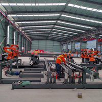 La Viga en Forma de I del Túnel se Solda con un Robot de Soldadura de Arco de Acero CNC (con Color, Robot y Modelo Personalizables)