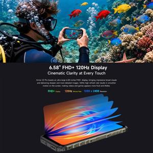 <span class=keywords><strong>Ulefone</strong></span> <span class=keywords><strong>Armor</strong></span> 22 <span class=keywords><strong>Pro</strong></span> รุ่นใหม่ล่าสุด มาตรฐาน IP68/IP69K หน่วยความจำ 8GB+256GB หน้าจอ 6.58 นิ้ว ระบบปฏิบัติการ Android <span class=keywords><strong>16</strong></span> รองรับ NFC โทรศัพท์มือถือ 4G แข็งแกร่งทนทาน - Product Image 3