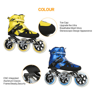 Blue Micro-fiber Lining Midsole Speed Skates <strong>Flashing</strong> <strong>Roller</strong> - Product Image 4