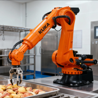 Robot KUKA KR 70 R2100 HO, PLC Core IP65, bras robotique d'installation multi-angle pour l'industrie alimentaire, armoire C4/C5