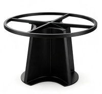 Base de table en fer sur mesure moderne, support de table en métal, cadre de support de table à manger circulaire