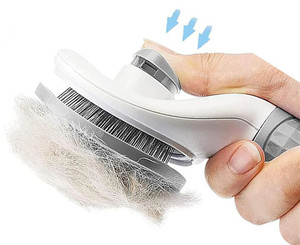 Cepillo Eliminador de Pelo para Perros y Gatos, Peine de Autolimpieza, Herramientas de Aseo para Mascotas - Product Image 6