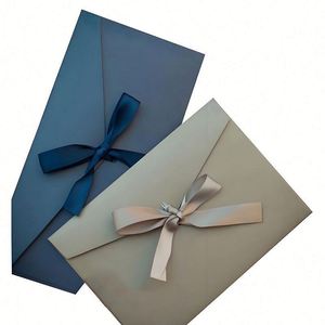 Enveloppe à bijoux personnalisée avec logo et ruban, impression sur mesure, prix d'usine, pour bijoux et foulards - Product Image 2