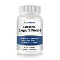 Ausreson OEM S-acétyl-L-glutathion réduit, capsules de collagène, suppléments immunitaires, détox, capsules de L-glutathion liposomal biologique