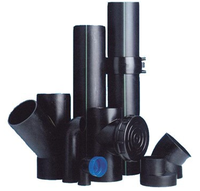 Tuyau de Drainage en HDPE pour système de Drainage de toit, livraison gratuite depuis l'usine, tuyau en Siphon, matériau PE