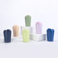 Tazas de Viaje Reutilizables de Acero Inoxidable con Diseño Personalizado, Coloridas, de Doble Pared, para Agua, Café, 12 oz, Venta al Por Mayor