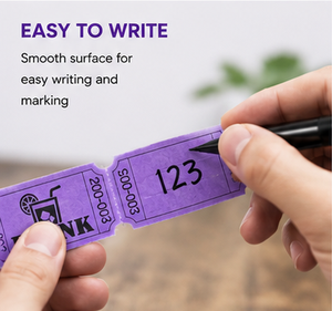 Etiquetas en Rollo para Bebidas, de Cartón Morado, Perforadas, Fáciles de Desprender, Impresas Flexográficamente, Numeradas Consecutivamente - Product Image 4