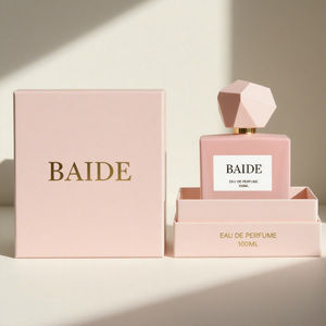 Nueva Botella de Perfume Árabe de Lujo, Negra, de Vidrio Transparente, Cuadrada, de 30ml, 50ml, 100ml, con Caja de Regalo - Product Image 3