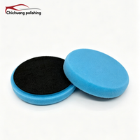 Tampons de polissage en mousse de polyuréthane durable de 4 pouces pour la correction de la peinture des petites surfaces intérieures de voiture
