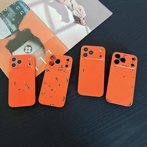 Custodie per Telefono di Marca alla Moda in Arancione, Cover Protettive di Lusso per Cellulari - Product Image 2