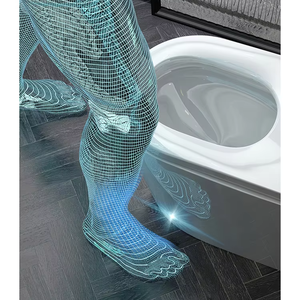 Hiện đại nước tự động Closet WC Luxury Vàng thông minh Nhà vệ sinh bát tầng gắn phòng tắm nhà vệ sinh thông minh - Product Image 6