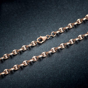 Xinfly Au750 <span class=keywords><strong>18k</strong></span> oro puro Pig catena del naso gioielli in oro reale <span class=keywords><strong>18k</strong></span> collana in oro reale per gli uomini delle donne - Product Image 4