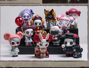 100% Original KASA I'm Not the Villain Series Caja Misteriosa Gótica Oscura Exquisita Figura de Vinilo del <span class=keywords><strong>Doctor</strong></span> de la Peste Decoración 9 Piezas/Set - Product Image 6