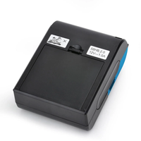 Printer Resi Mini Thermal Langsung 58mm Portabel 203DPI USB+BT Kompatibel untuk POS Mobile, Restoran/Kantin/Dapur
