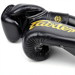 ถุงมือชกมวย Fairtex หนังแท้พรีเมียม พร้อมแผ่นรองหนา คุณภาพสูงสุด รับทำโลโก้ตามสั่ง สำหรับฝึกซ้อมและแข่งขันคิกบ็อกซิ่ง - Product Image 5