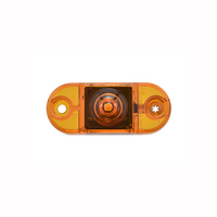 Feu de position et de dégagement LED simple de 2,6 po x 1,1 po, feu de gabarit latéral pour camion et remorque, conforme aux normes SAE/DOT/FMVSS108