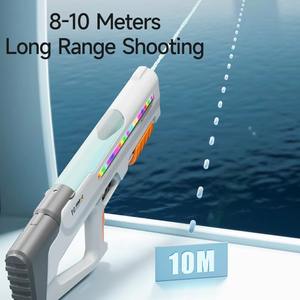 Pistola de Agua Manual y Automática 2 en 1, Pistola de Agua Eléctrica de Plástico para Exteriores, Piscina, Verano, Disparo Continuo, Juguetes para Adultos - Product Image 3